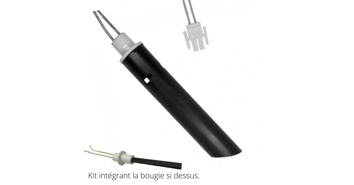 Résistance Bougie 400W Pour Poêle à Granulés Enviro Fire EF5 - 12,5 X 103 Mm